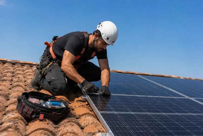 Maintenance et monitoring de panneaux solaires à Montrem