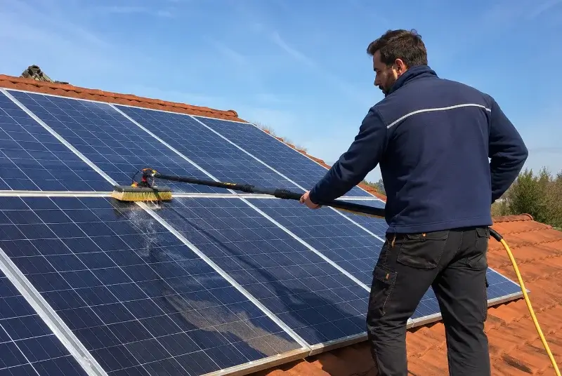 Nettoyage et entretien de panneaux solaires à Montrem