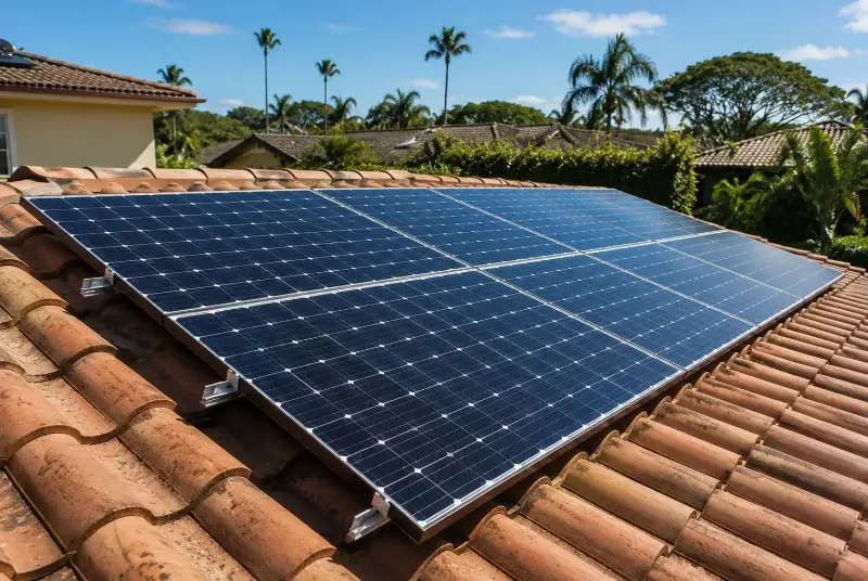 Installation de panneaux solaires à Montrem